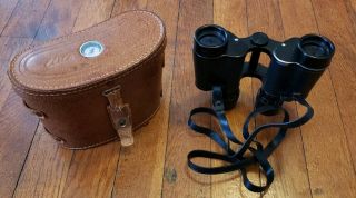 Vintage Elite 6 X 30 Binocular With Compass Case
