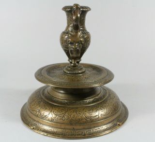 16th / 17th Century Italian / Venetian Renaissance Bronze Candlestick 2