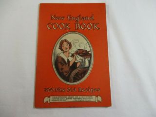 1936 The England Cook Book Of Fine Old Recipes Compiled By Kay Morrow
