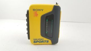 Vintage Sony Walkman Wm - B53 Sports Portable Cassette Player &