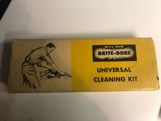 Vintage Mill Run Brite - Bore No.  25a Universal No Brush Cleaning Kit In Hard Case