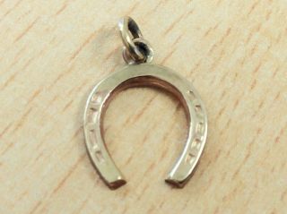 Vintage 9ct Gold Lucky Horse Shoe Charm 1970