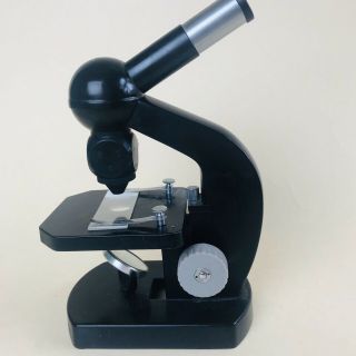 Vintage Olympus Tokyo Portable Field Microscope W/ 2 Slides 9” 208352 No Case