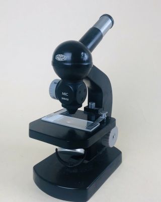 Vintage Olympus Tokyo Portable Field Microscope W/ 2 Slides 9” 208352 NO CASE 2