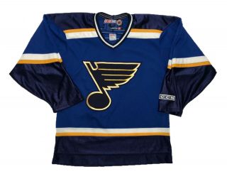 Vintage St.  Louis Blues Ccm Nhl Hockey Jersey Adult Small