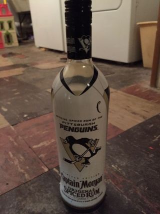 Pittsburgh Penguins Captain Morgan Bottle