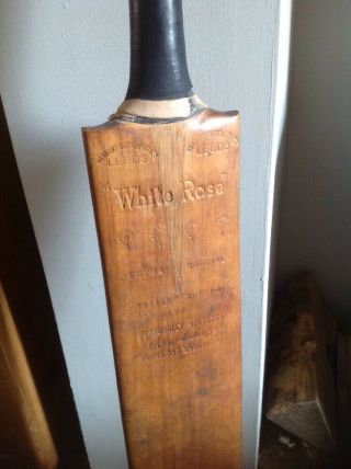 Vintage Cricket Bat Herbert Sutcliffe Ltd Leeds Yorkshire & England