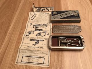 Vintage Rolls Razor Imperial No 2 Made In England Instructions Box