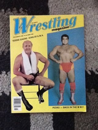 vintage late 1970s - 1980 Ring ' s Wrestling Magazines Pedro Morales near cons 3