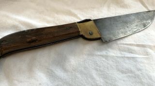 Vintage Knife H.  A.  Mack Co.  Boston Mass.  Italy Folding Hunter Cir.  1940