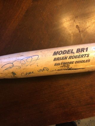 Brian Roberts Mlb Game Bat Orioles Baltimore