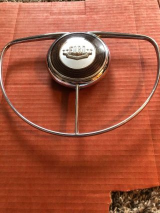 Vintage,  1949 1950 Ford Deluxe Horn Ring And Button.