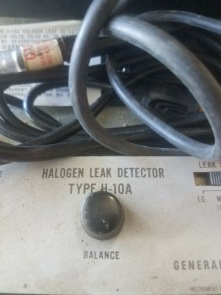 Vintage General Electric Halogen Leak Detector Type H - 10A Mars 25301 2