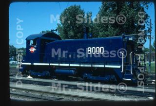 Slide Mp Missouri Pacific Fresh Paint Sw8 Class Leader 8000 Kc Mo 1978