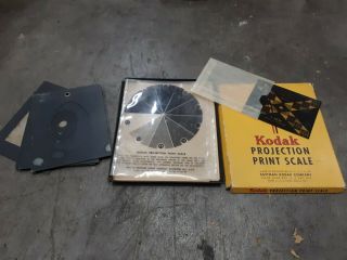 Vintage Kodak Projection Print Scales And Mattes