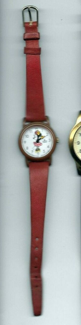 Vintage Disney Minnie Mouse Watch With Band