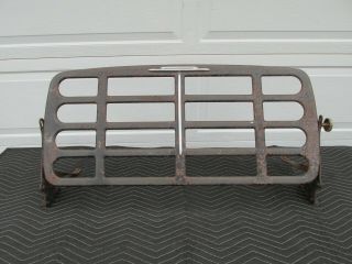 1930s Luggage Rack,  Trunk Rack For Antique Car,  All Metal With Brackets,  Gd Cond