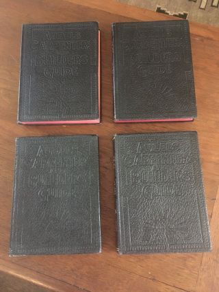 Vintage Audels Carpenters And Builders Guide Volumes 1 - 4 [hardcover] 1945