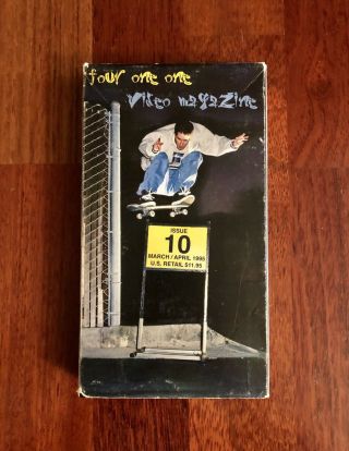 Vintage 1995 411vm Issue 10 Skateboard Vhs Lennie Kirk Ricky Oyola