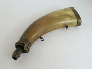 Powder Flask / Adjustable 4 Throw Nozzle / Large Size / Vintage