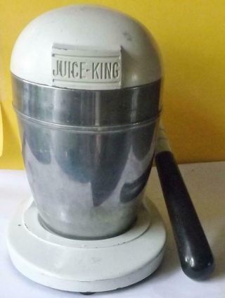 Juice - King Jk - 35 Juicer Vintage Hand Press Cast Metal