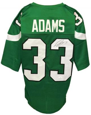 Jamal Adams Autographed Pro Style Green Jersey Jsa Authenticated