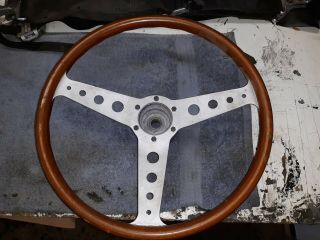 Vintage 15 " Racing Steering Wheel - Made In Italy