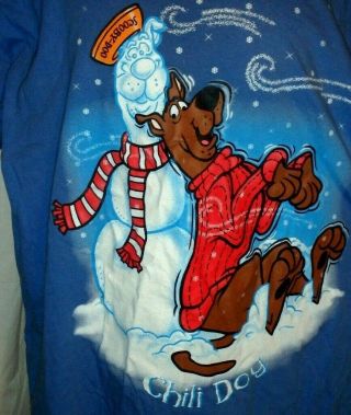 Vintage Scooby Doo Nightshirt 1999 Cartoons Licensed Shirt