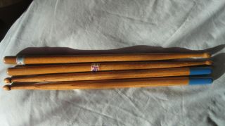 Vintage Drum Sticks Only One Pair Is Marked " Ludwig Drum Co 1s " Other Not Marked