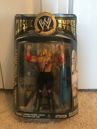 ^^^wwe Jimmy Valiant Signed Wrestling Figure Autographed Nwa Ring Worn Poster^^^