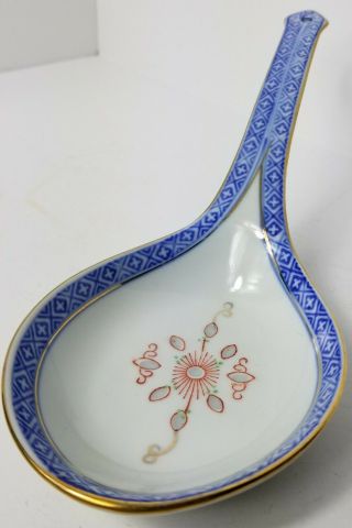 Vintage Porcelain Spoon Rest Made In Japan
