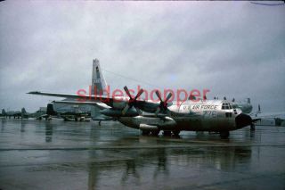 Slide Photo Usaf Air Force Lockheed C - 130 Hercules 37776 Aircraft In 1963