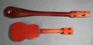 Vintage old Lark ukulele banjo unusual rare 4 string guitar project parts spares 2