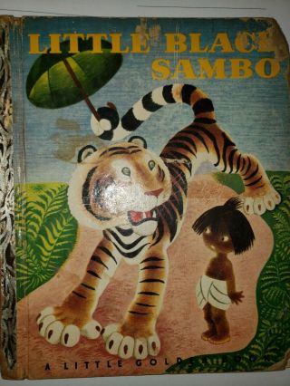 Little Black Sambo,  Vintage,  A Little Golden Book Copyright 1948 Black Mem