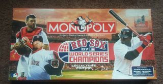 Boston Red Sox 2007 World Champion Monopoly Board Game Issue