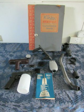 Vtg Kirby Vacuum Heritage Convenience Group Attachments Hair Clipper Trimmer