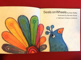 SEALS ON WHEELS Dean Walley Vintage 1970 Hallmark A FIRST BOOK OF COLORS PICTURE 2