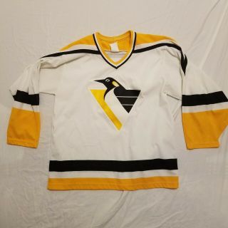 Vintage Ccm Pittsburgh Penguins Nhl Hockey Jersey Mens Medium