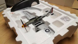Franklin P - 51d Mustang " Old Crow " Signed By Clarence E.  " Bud " Anderson 1:48