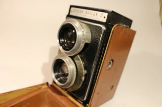 Vintage Kodak Reflex Ii Camera W/case & Instructions