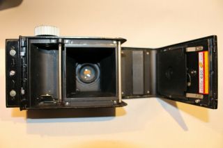 Vintage Kodak Reflex II camera w/case & instructions 3