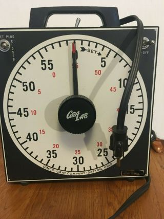 Vintage Gralab Universal Timer Model 171 Dimco - Gray Co.  W/ Dual Outlet