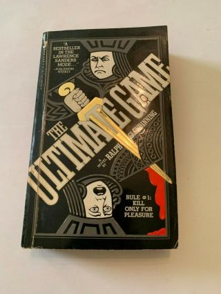 1982 The Ultimate Game By Ralph Glendinning Jove Paperback