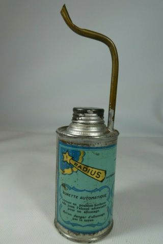 Old Vintage Radius Lantern/ Stove Spirit Bottle.  Not Primus Optimus Hasag Aida T
