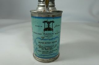 Old Vintage RADIUS Lantern/ Stove Spirit Bottle.  Not Primus Optimus Hasag Aida T 3