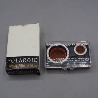 Vintage Polaroid 516 Cloud Filter For Model 100 Land Camera W/ Box