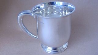 Chester Sterling Silver Pint Tankard/ Cup/ Mug 1939 " Peter "