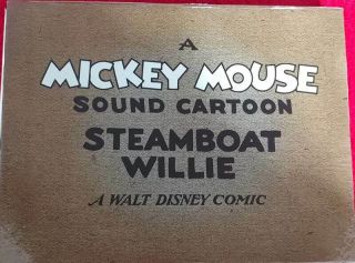 Vintage Limited Edition Mickey Mouse " Steamboat Willie " Collector Pin Set,  Of 6