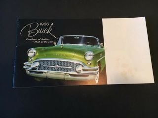 1955 Buick Sales Brochure Small Version Full Line Gm