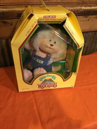 Vtg 1983 - 84 Coleco Cabbage Patch Kids Soft Doll Koosa 4600